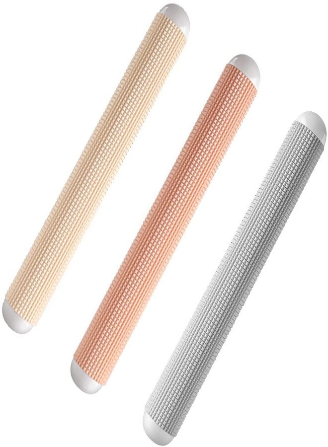 HEXONIQ Rolling Pin for Baking, Food Grade Plastic, Non-Stick, Anti-Mildew, Easy to Clean (10.23 x 1.37 x 1.37 Inches) (Pack of 3-Mix) - Image 1